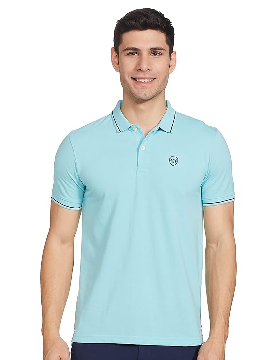 Max Men's Polycotton Half Sleeves Regular Fit Solid Polo T-Shirt
