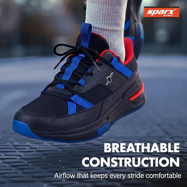 SPARX Sports Shoes for Men – High-Performance Lace-Up Running Shoes with Breathable Comfort, Lightweight Cushioning & Everyday Athletic Support