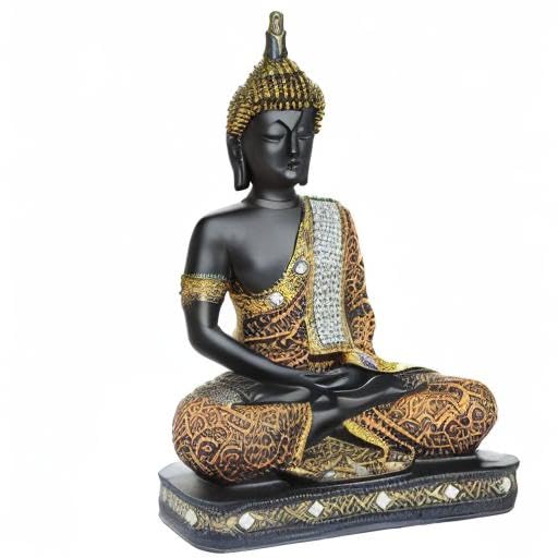 Meditating Buddha Idol Statue – 25 cm | Home Decor Showpiece