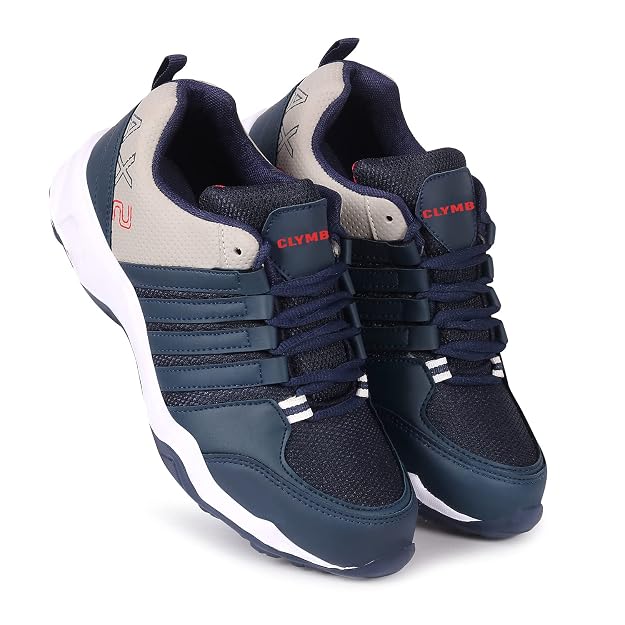 CLYMB Premium X-EVA Sole Ultra Lite Multicolored Sports Running Shoes for Men's