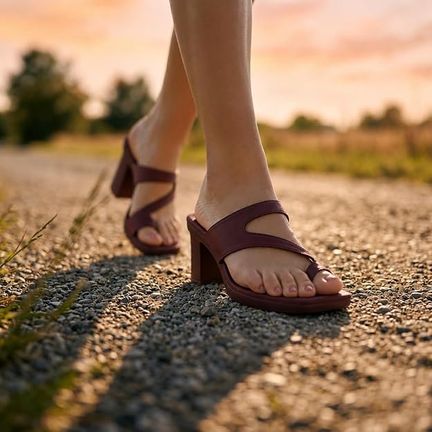 Carrito Women's Block Heels, Lightweight & Comfortable For Girls